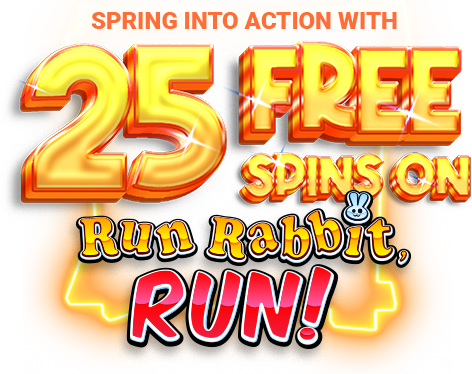 North 25 Free Spins on Run Rabbit, Run